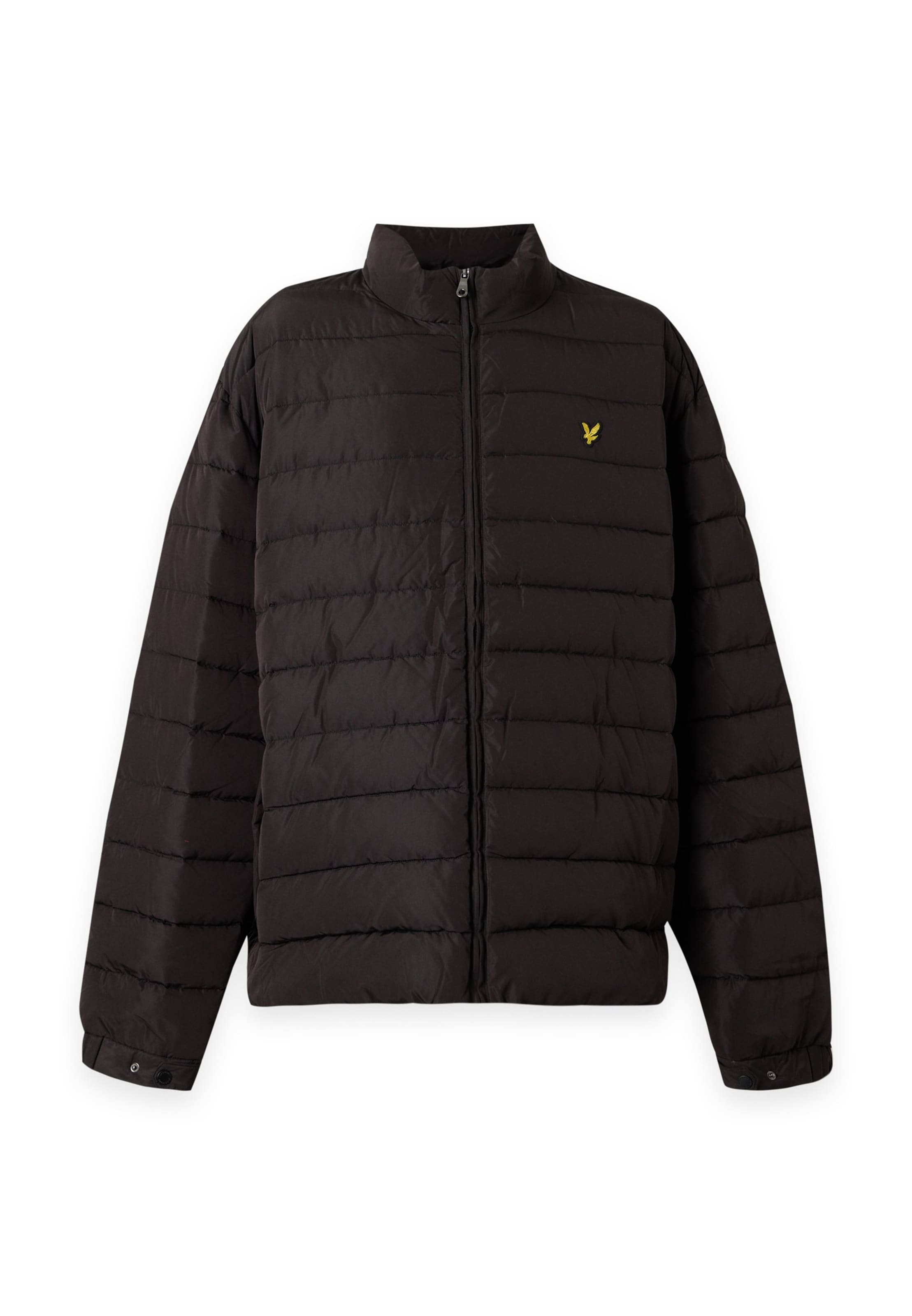Lyle & Scott Big&Tall Преходно яке в черно: отпред