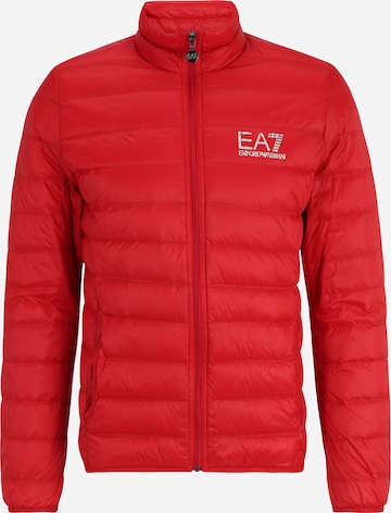 EA7 Emporio Armani Zimní bunda – červená: přední strana