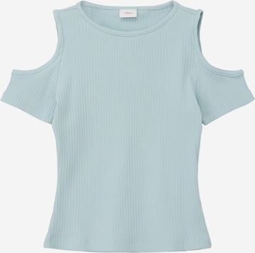 s.Oliver Shirt in Blauw: voorkant