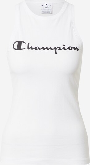 Champion Authentic Athletic Apparel Top desportivo em preto / branco, Vista do produto