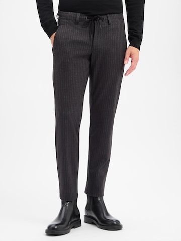 BRAX Regular Trousers in Black: front