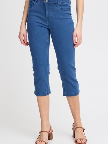 Fransa Slimfit Jeans 'Luxe' in Blauw: voorkant