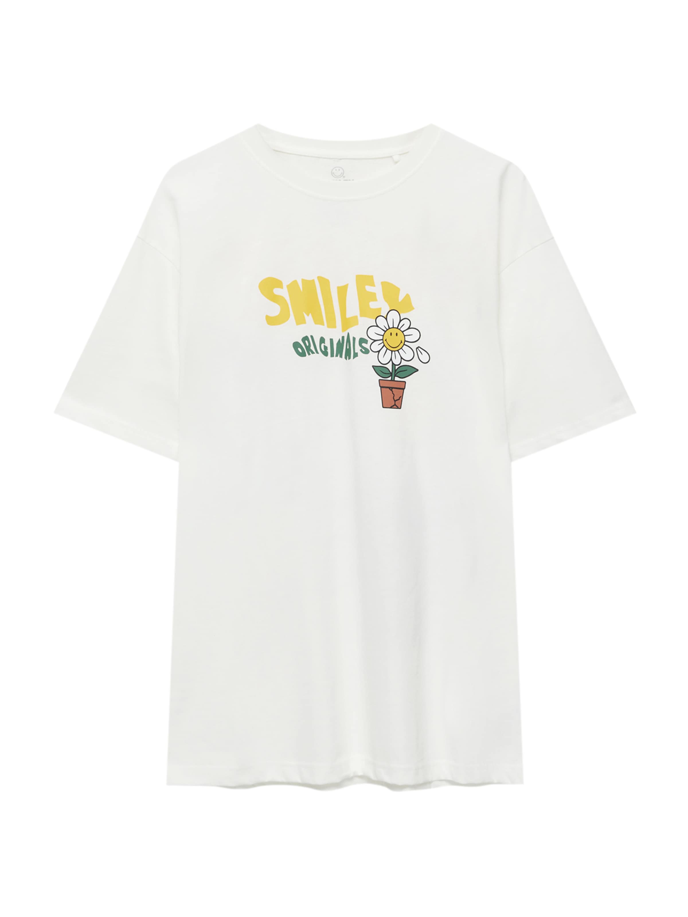 Pull&Bear Shirt in Yellow / Grass green / Black / White, Item view