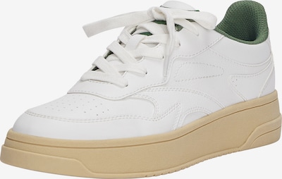 Sneaker low Pull&Bear pe verde / alb, Vizualizare produs