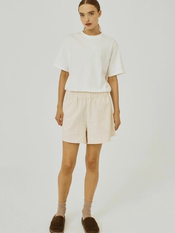 NORR Loose fit Trousers in Beige