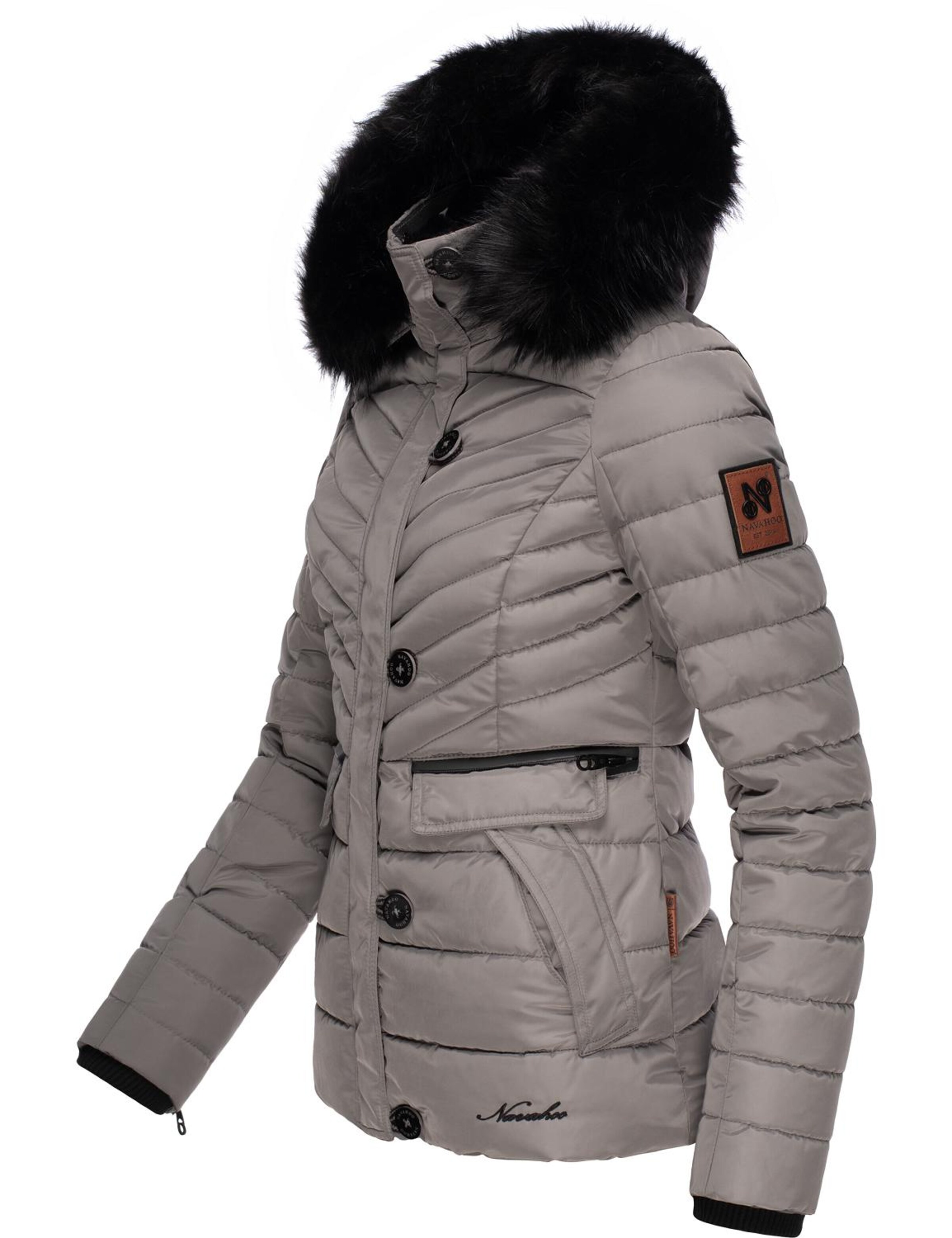 NAVAHOO Χειμερινό μπουφάν 'Wisteriaa' σε γκρι