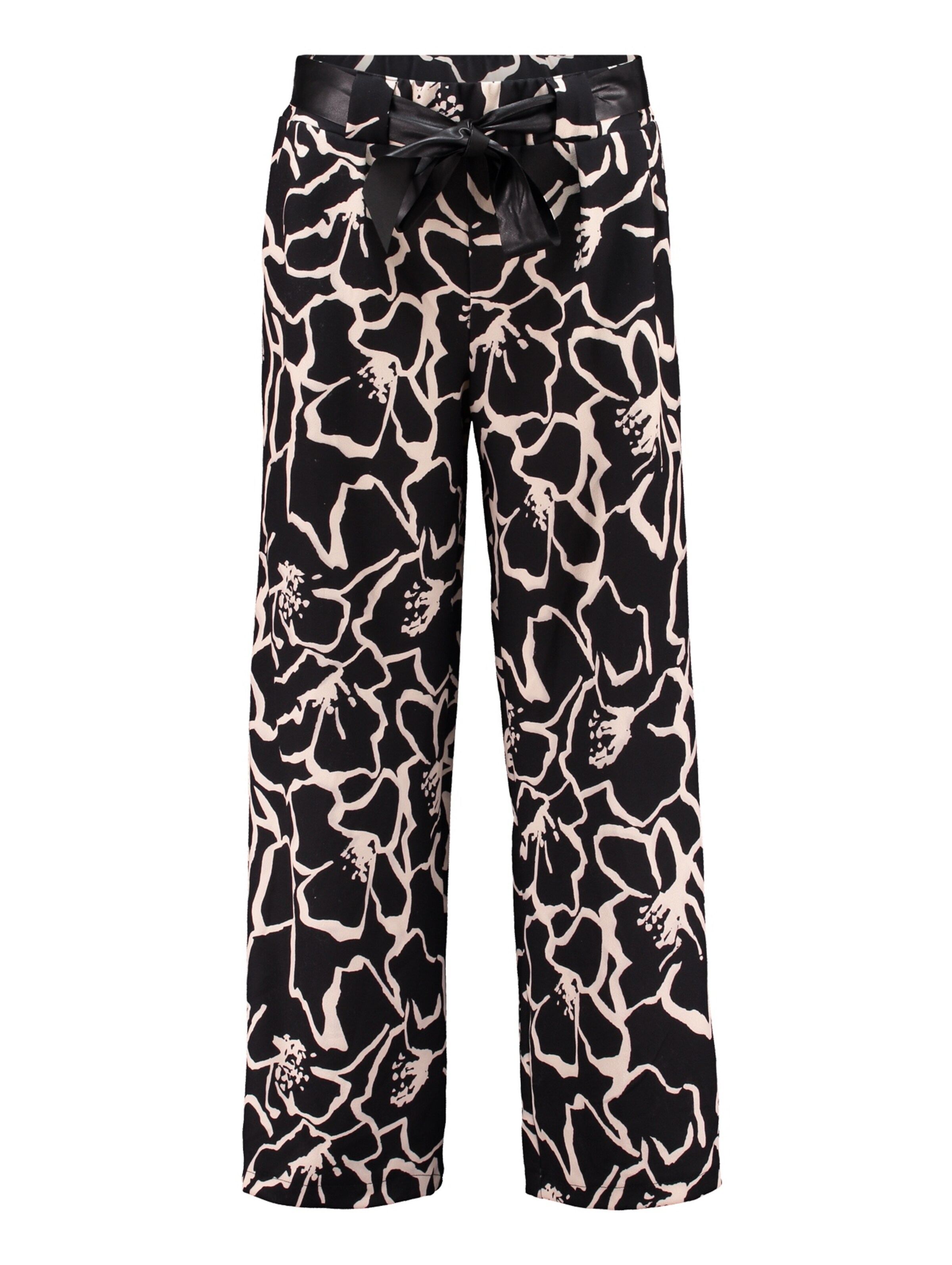 Hailys Широка кройка Панталон в черно: отпред