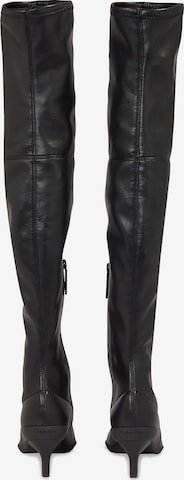Calvin Klein Over the Knee Boots in Black