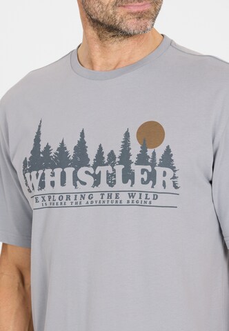 Whistler T-Shirt 'Cashew' in Grau