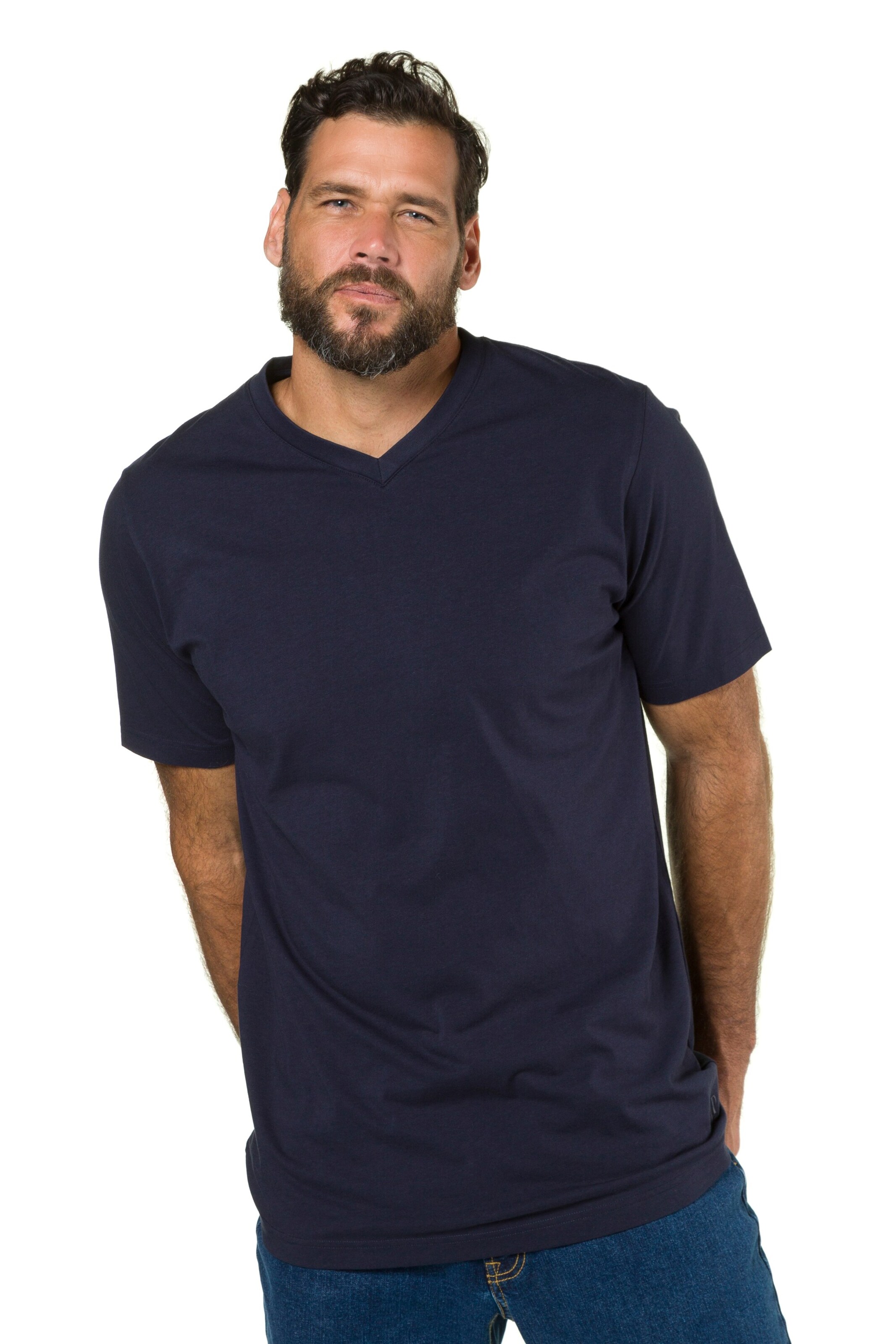 JP1880 Shirt in Blau: Vorderseite