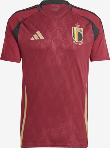 Tricot 'Belgium 24 Home' de la ADIDAS PERFORMANCE pe roșu: față