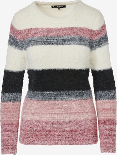 KOROSHI Pulover u siva / roza / crna / vuneno bijela, Pregled proizvoda
