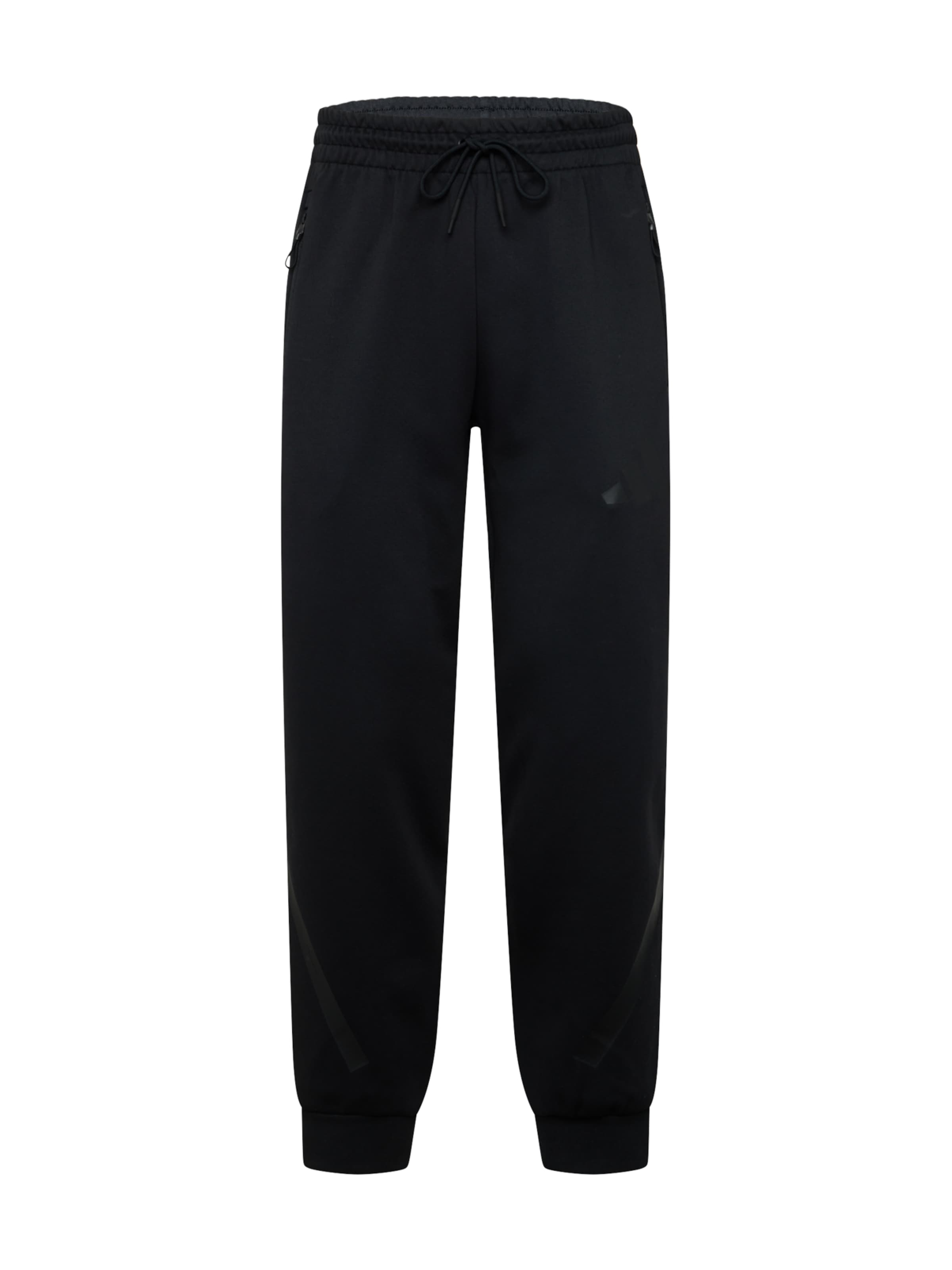 ADIDAS SPORTSWEAR Дънки Tapered Leg Спортен панталон 'Z.N.E.' в черно: отпред