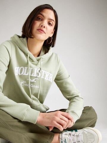 HOLLISTER Sweatshirt 'TECH CORE' in Green