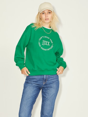 JJXX Sweatshirt 'Beatrice' i grön: framsida