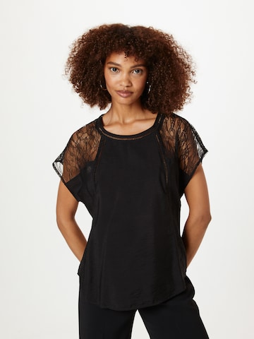 T-shirt 'Laura' ABOUT YOU en noir : devant