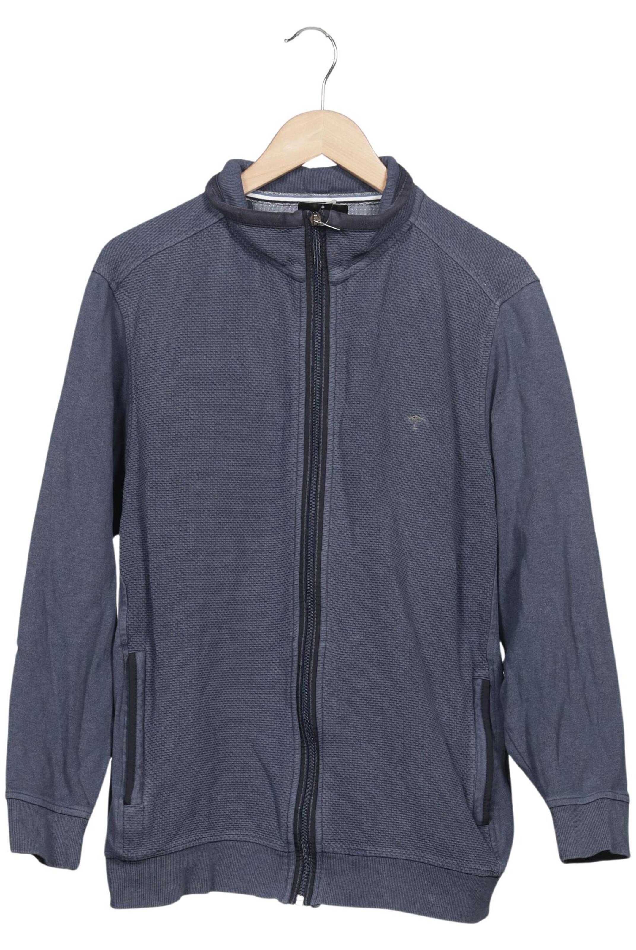 FYNCH-HATTON Sweatshirt & Zip-Up Hoodie in XXL in Blue: front