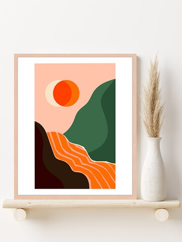 Liv Corday Bild 'Sunset Shapes' in Braun