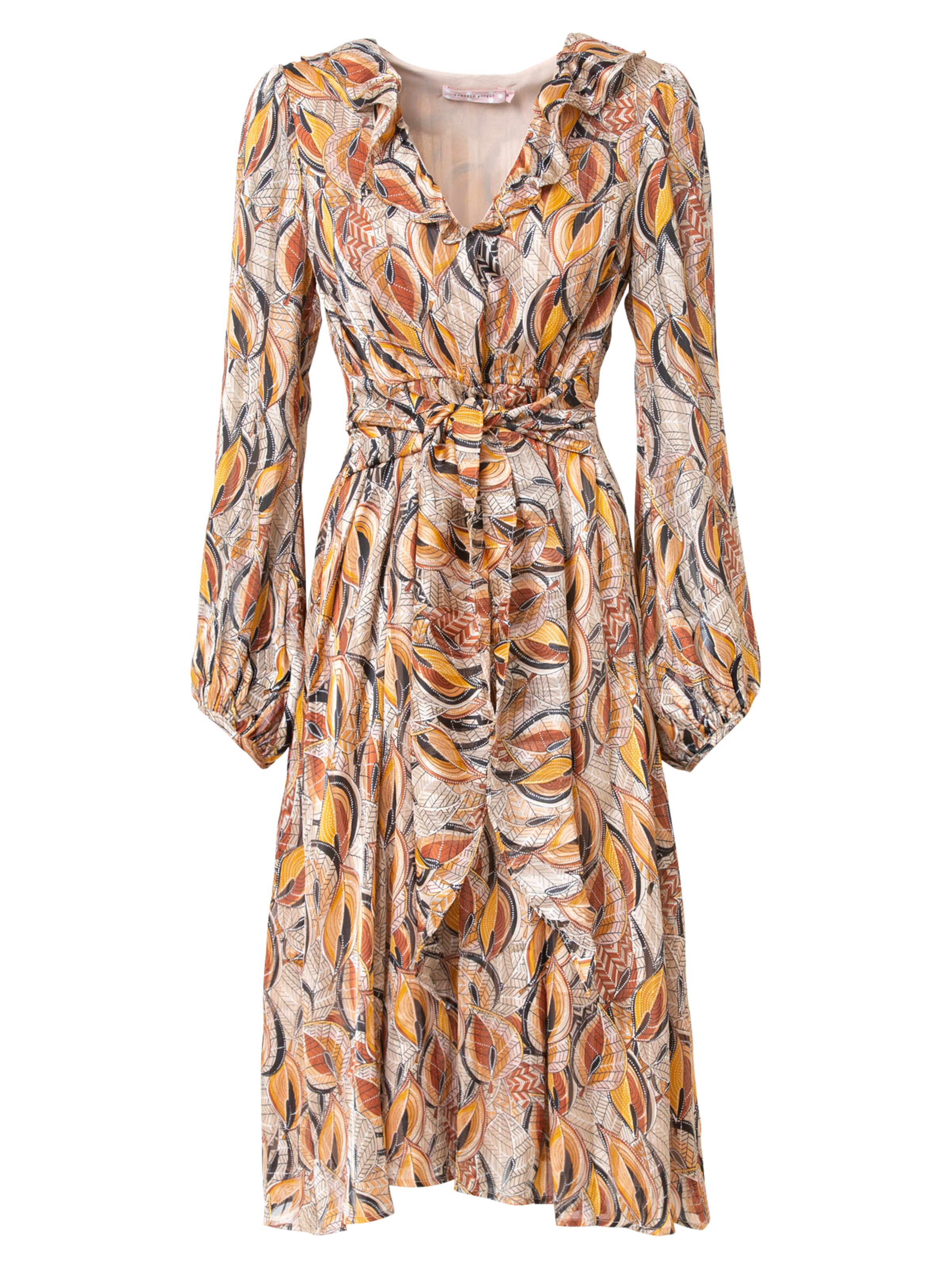 Traffic People Φόρεμα σε καφέ: μπροστά