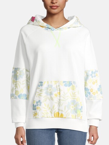 salzhaut Sweatshirt 'Leevde' in Weiß