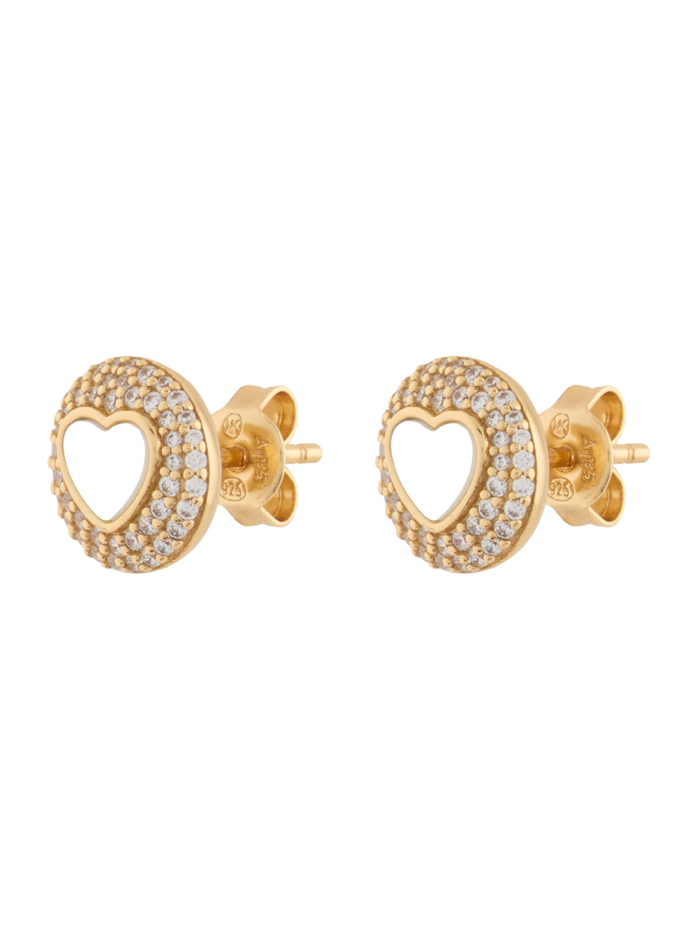 MICHAEL Michael Kors Серьги 'LOVE' в Золотой: спереди