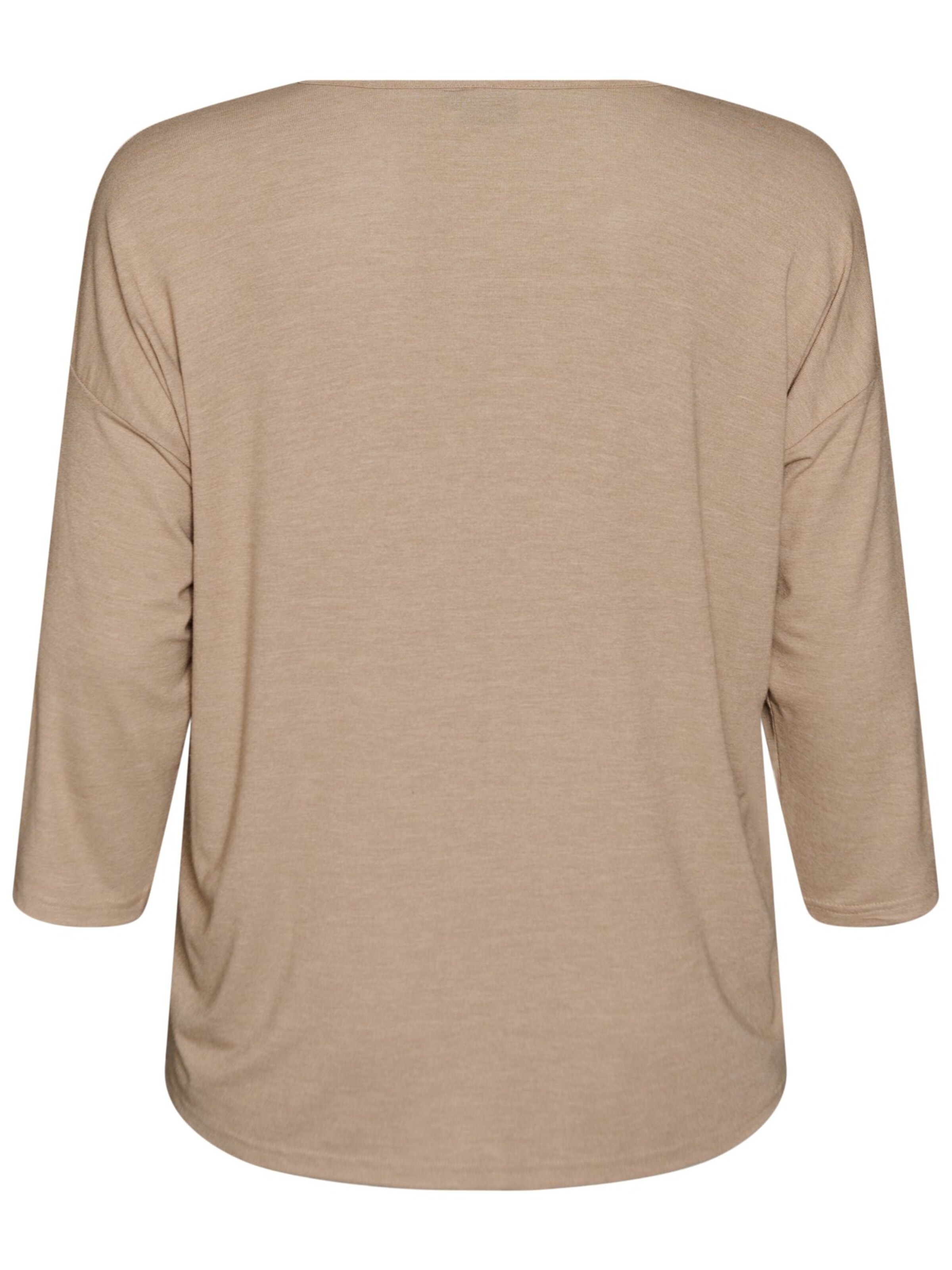 Tricou 'Flosery' de la Zizzi pe bej