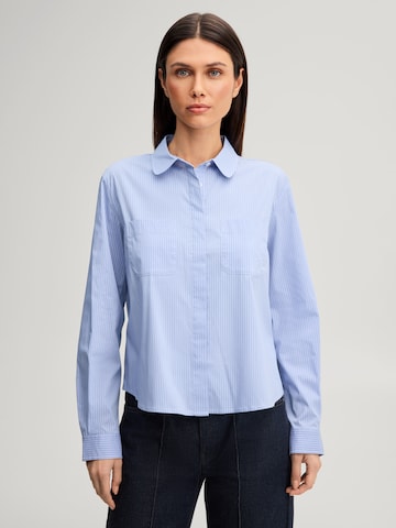 JOOP! Blouse in Blauw: voorkant