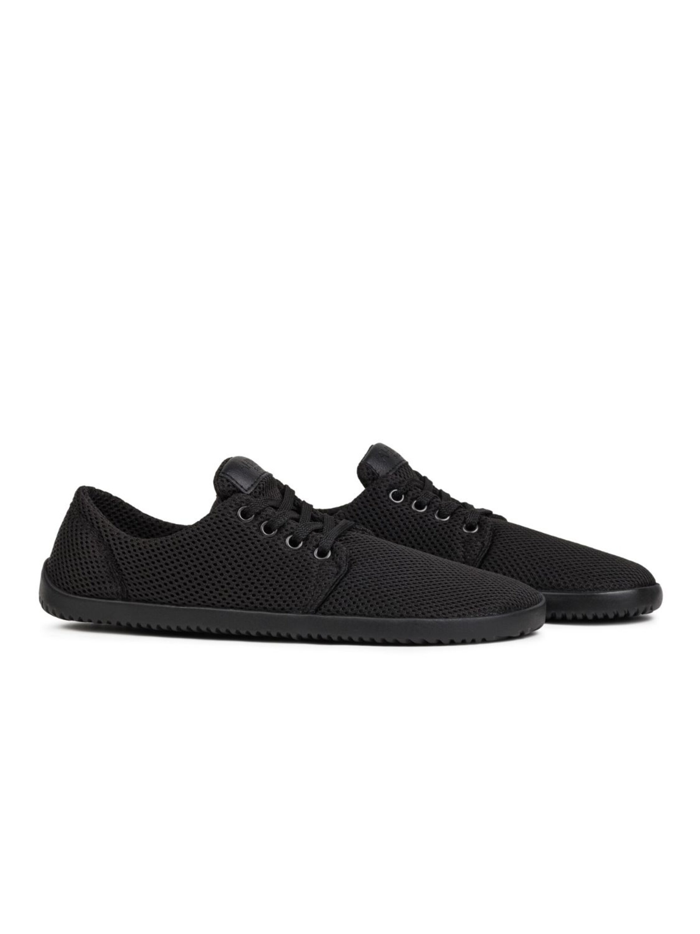 Ahinsa shoes Fűzős cipő - fekete