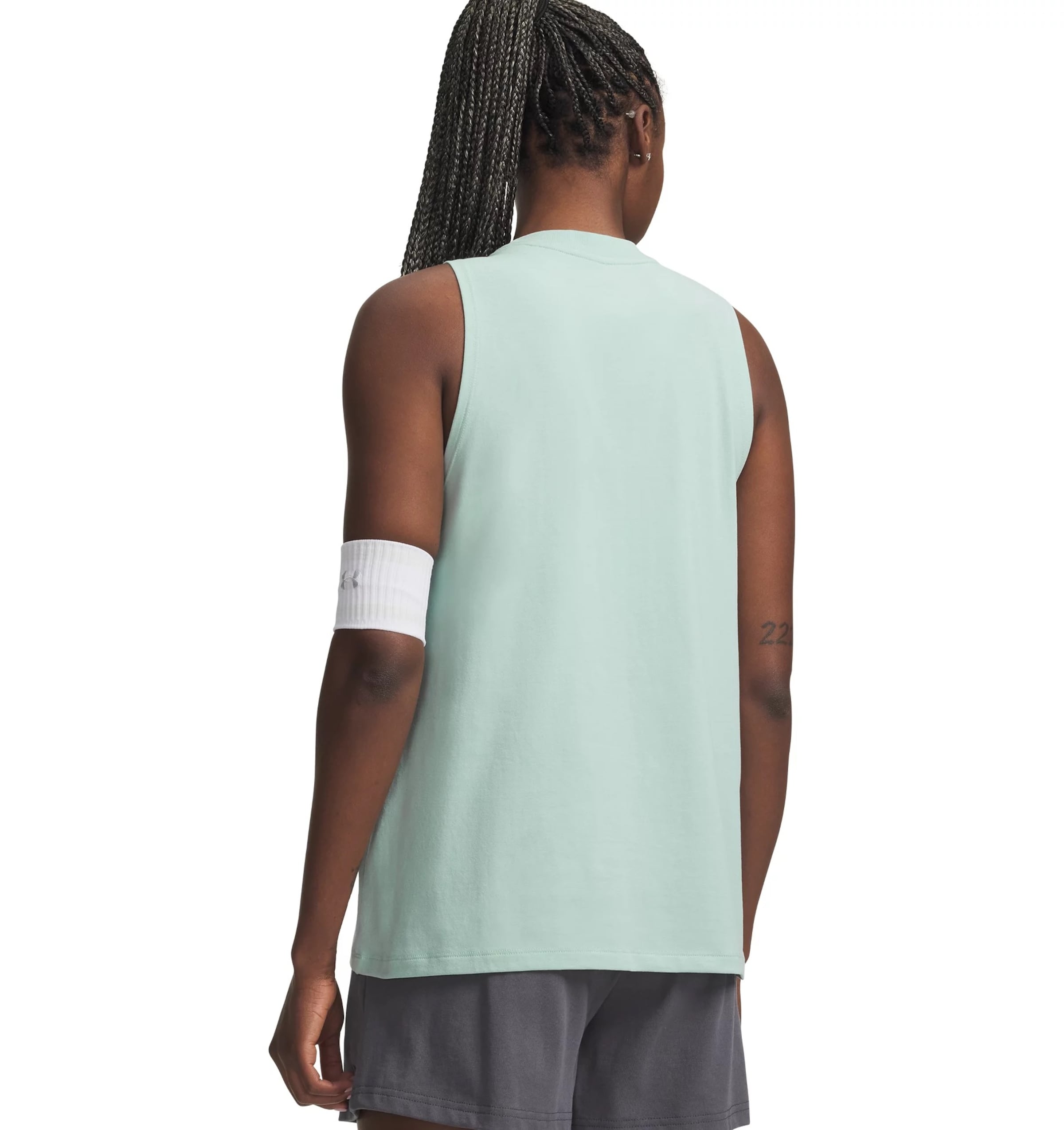 UNDER ARMOUR Sports top 'Off Campus Muscle' in Green