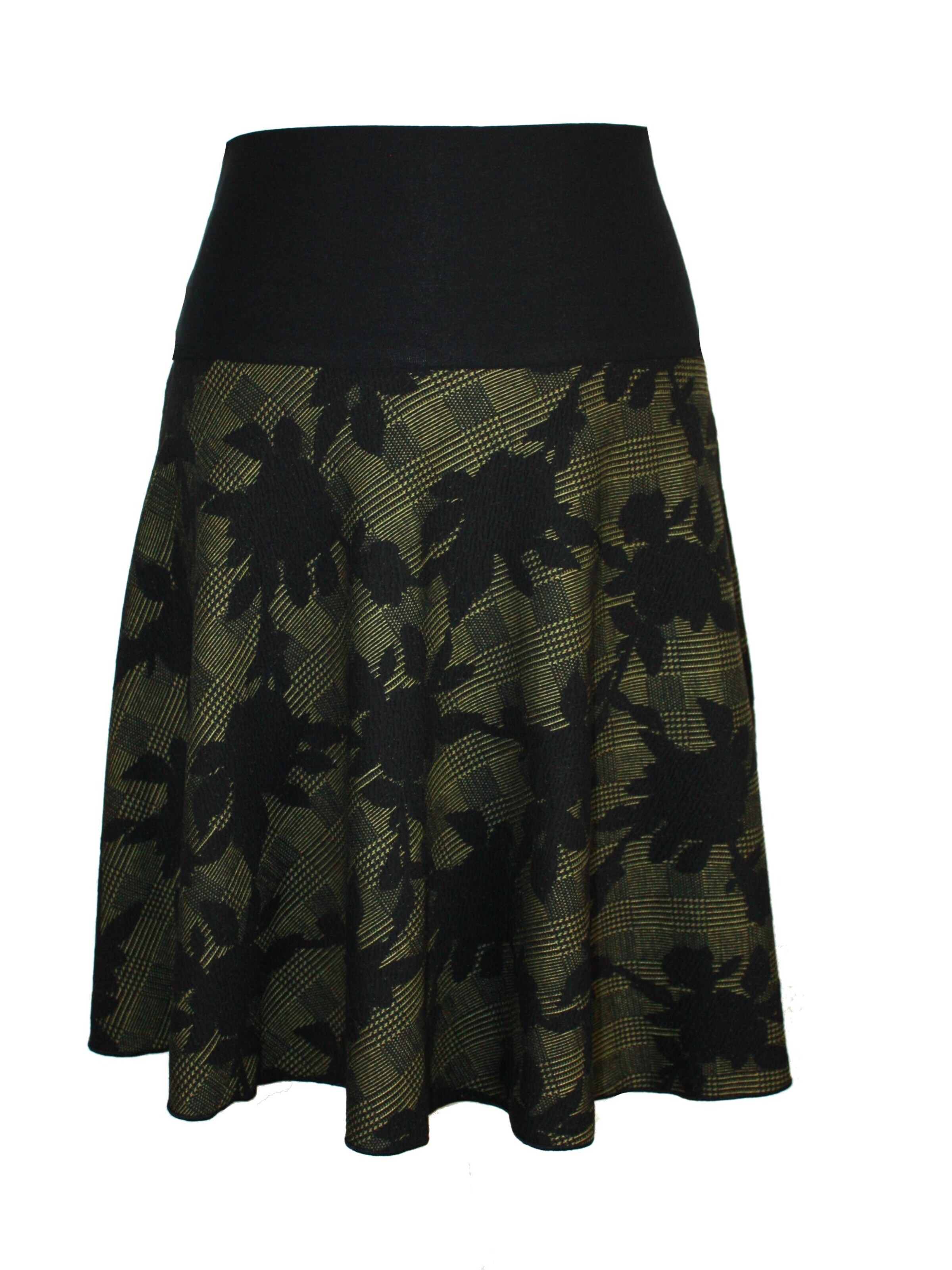 dunkle design Rock 'Floral'‌‌‌‌‌‌‌‌‌ in Grün: Vorderseite
