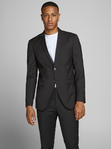 Coupe slim Veste de costume 'Franco' JACK & JONES en noir : devant