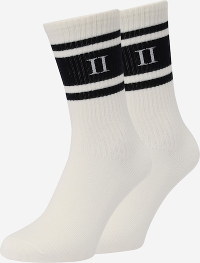 Les Deux Sokken 'William' in de kleur Zwart / Offwhite, Productweergave