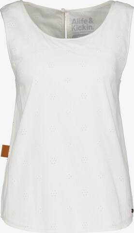 Camicia da donna 'GiuliaAK' di Alife and Kickin in bianco: frontale