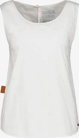 Alife and Kickin - Blusa 'GiuliaAK' en blanco: frente