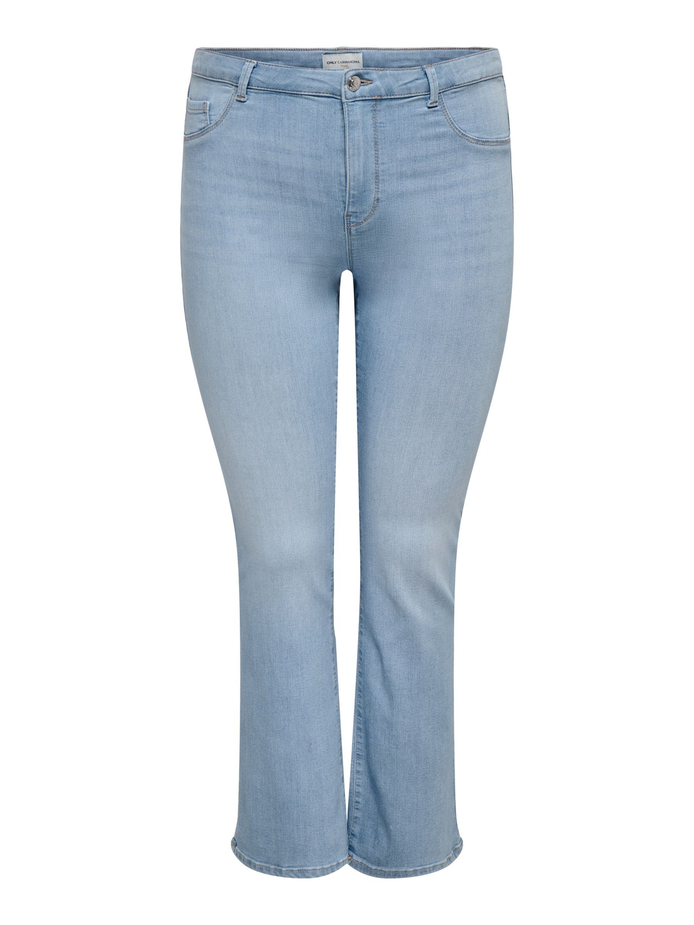 ONLY Carmakoma - Acampanado Vaquero 'CARThunder' en azul: frente