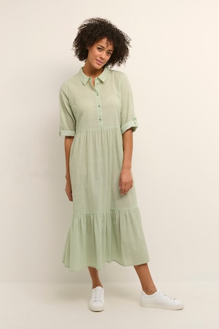 Kaffe Shirt Dress 'Vivian' in Green