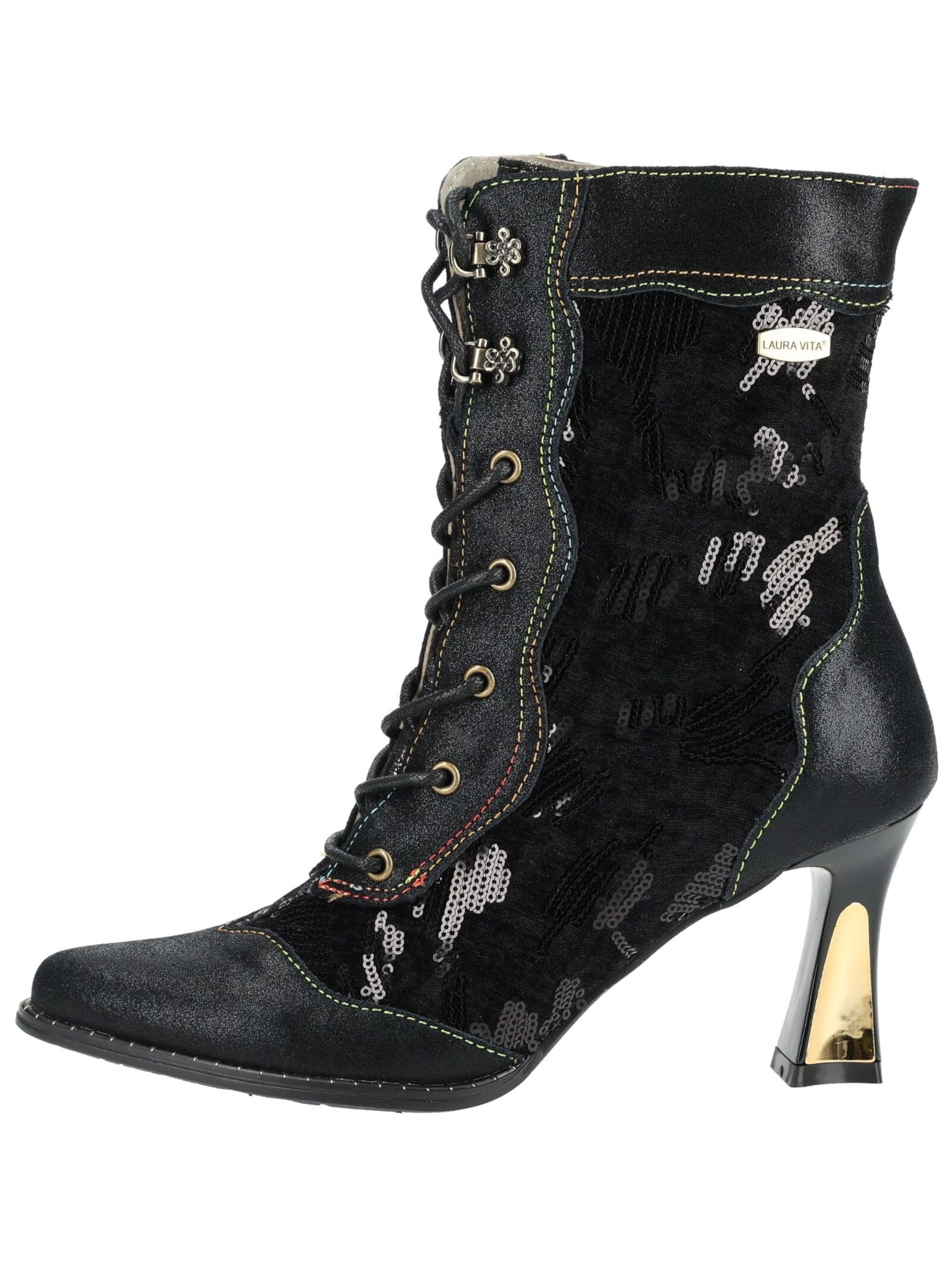 Laura Vita Stiefelette in Schwarz