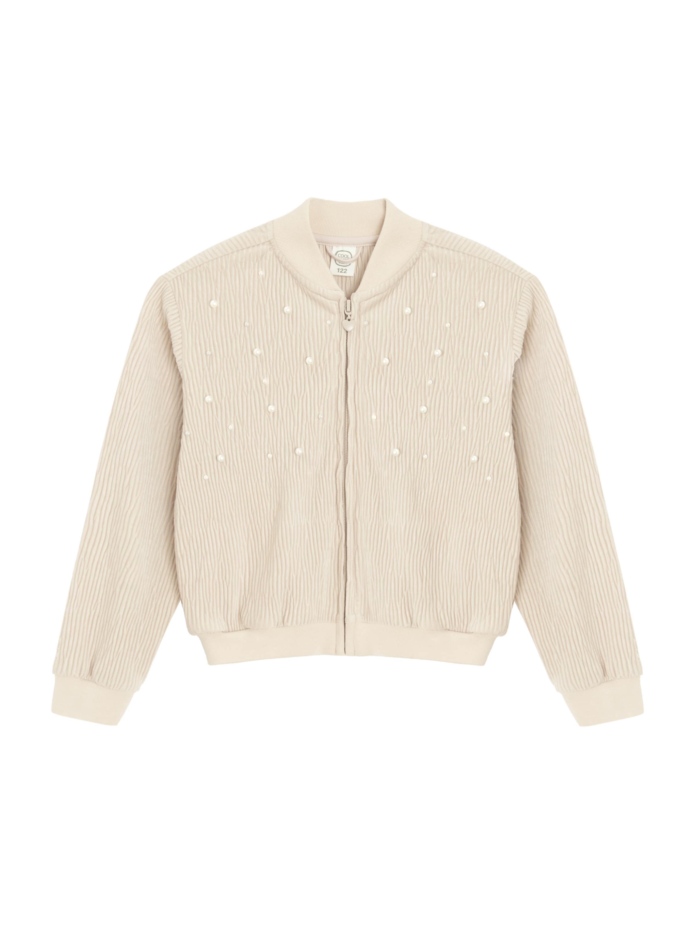 Cool Club Sweatjakke i beige: forside