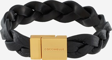 Bracelet Coccinelle en noir : devant