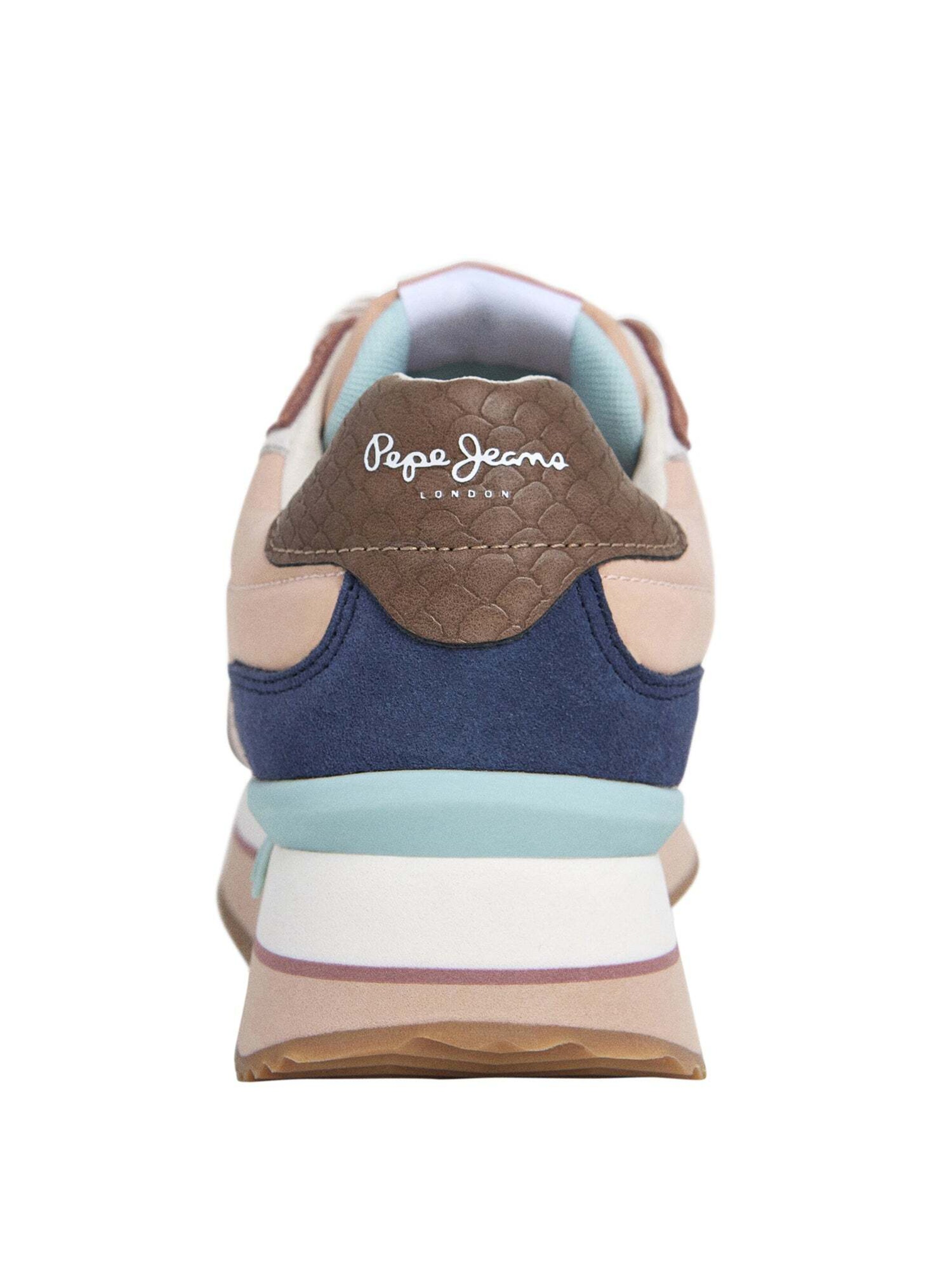 Pepe Jeans Sneaker 'Rusper Combi W' in Braun