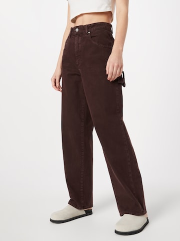 ARMEDANGELS Regular Cargo Jeans 'HAAYI' in Brown: front