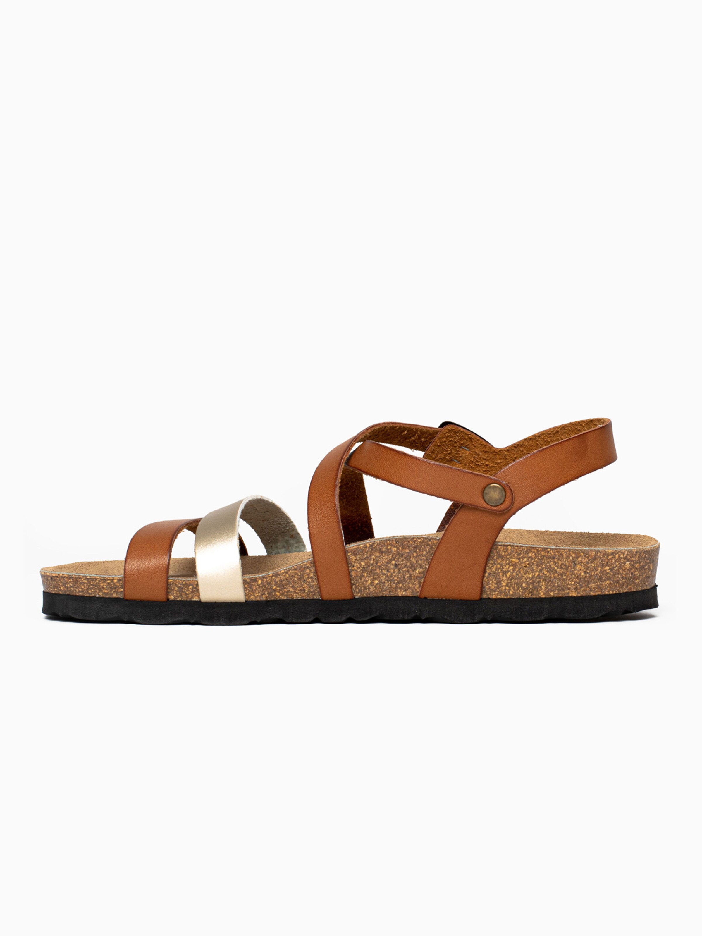 Sandalo con cinturino 'Gerone' di Bayton in marrone