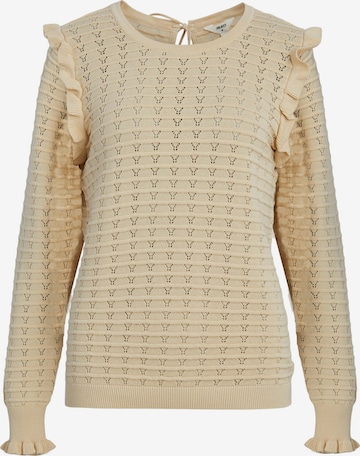 OBJECT Pullover 'JASMIN' i beige: forside