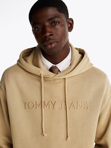 Tommy Jeans Sweatvest 'Tonal Embroidery' in Bruin