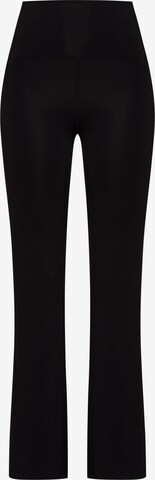 Les Lunes Flared Broek 'Belle' in Zwart: voorkant