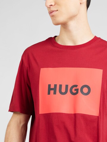 HUGO Shirt 'Dulive222' in Red