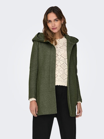 Cappotto di mezza stagione 'Sedona' di ONLY in verde: frontale