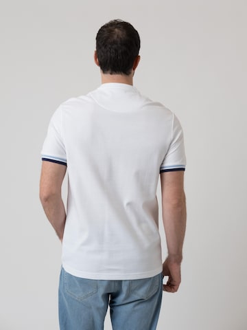 Bavarian Caps Shirt 'Edelweiß' in White