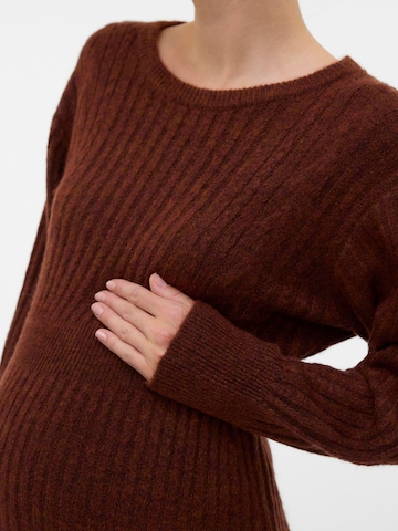 Robe MAMALICIOUS en marron