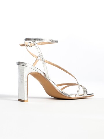 Celena Strap Sandals 'Cai' in Silver